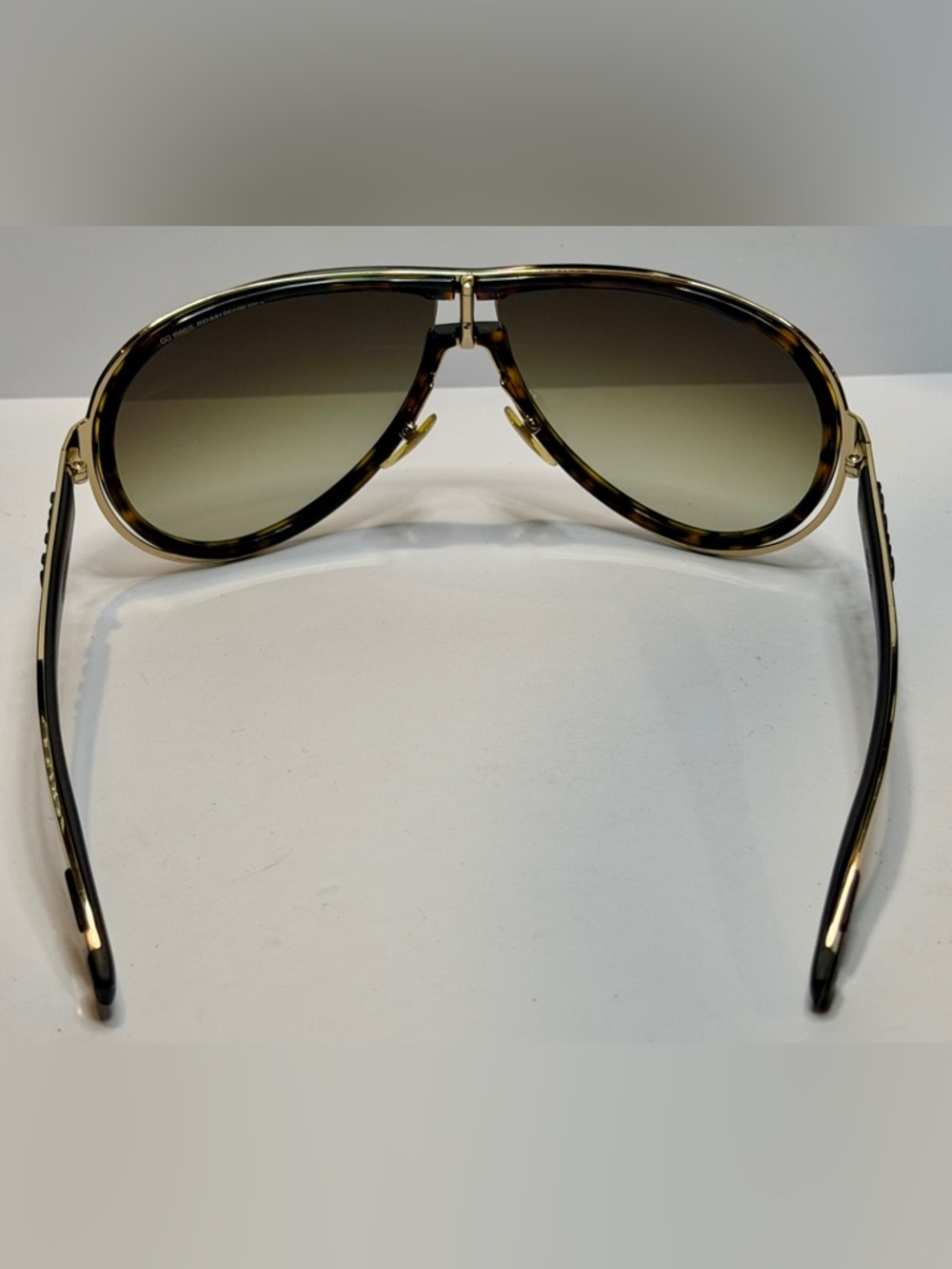 Gucci GG1566/S Aviator Sunglasses Tortoise Gold Gradient Lens w/ Case - Picture 10 of 15